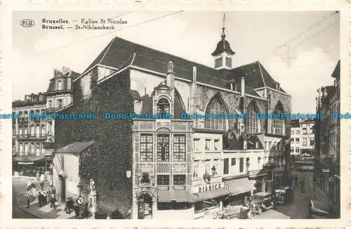 R668424 Bruxelles. Eglise St. Nicolas. P.I. B. Neuheit