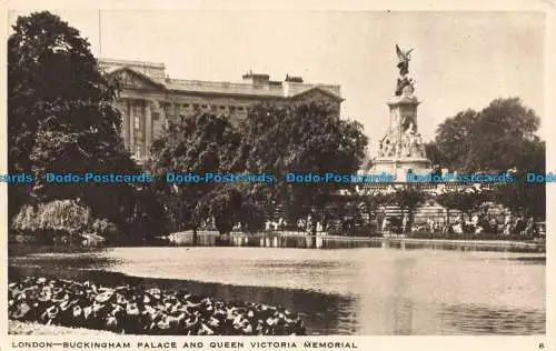 R669166 London. Buckingham Palace und Queen Victoria Memorial. R. A. P. The Seal