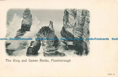 R668426 Flamborough. The King and Queen Rocks. Pfau. 1901