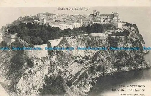 R669168 Monaco. La Ville. Le Rocher. Giletta