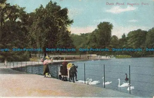 R669171 Regents Park. Ententeich. Postkarte