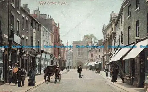 R668452 Rugby. High Street. Hartmann. 1906