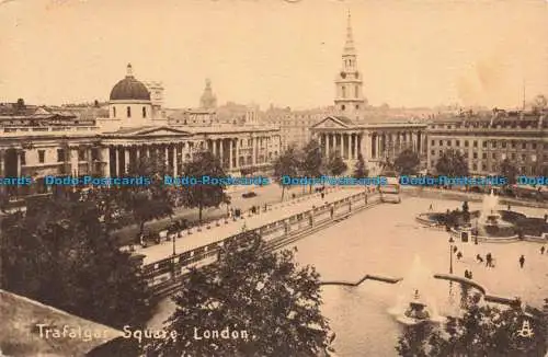 R667934 London. Trafalgar Square. stecken. Heliogravur. AK 2136