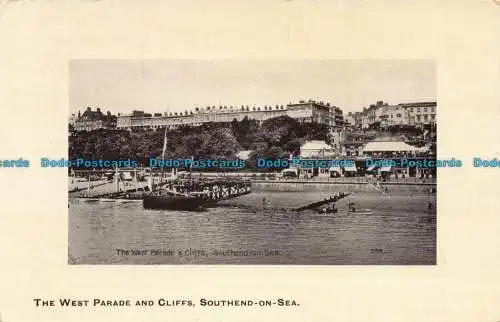 R667938 Southend on Sea. The West Parade and Cliffs