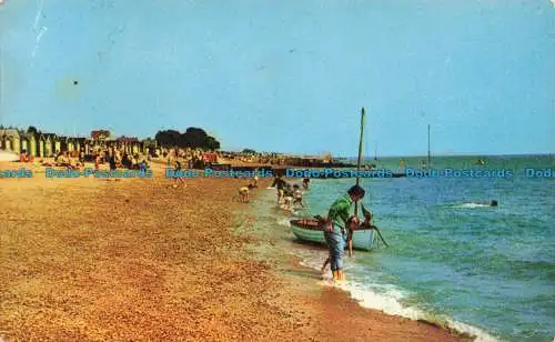 R667950 West Mersea. Der Strand. F. W. Pawsey. 1967