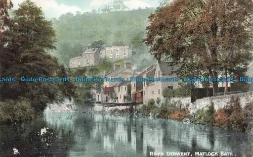 R667142 Matlock Badewanne. River Derwent. stecken. Chromette. AK 4916