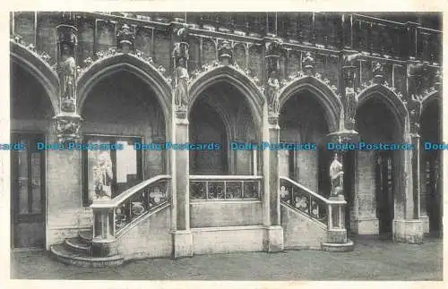 R667985 Bruxelles. Hotel de Ville. Escalier des Lions. Nels. Ern. Thill