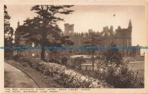 R668513 Yorks. Das Ben Rhydding Hydro Hotel. in der Nähe von Ilkley. Der Hoteleingang. Ea