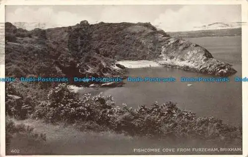 R668520 Brixham. Fischcombe Cove aus Furzeham. 1953