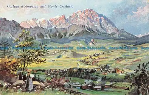 R668000 Cortina d Ampezzo mit Monte Cristallo. A. B.D. Serie 246