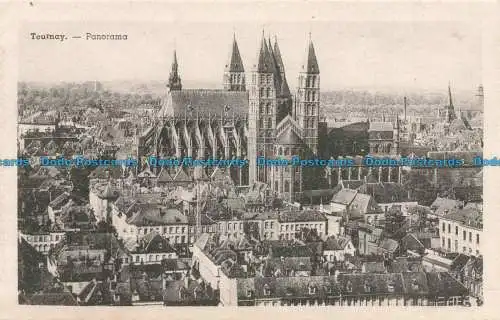 R668530 Tournay. Panorama. Belge