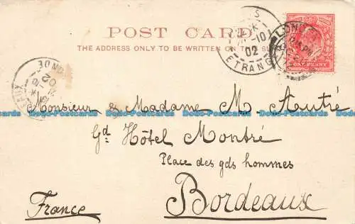 R668031 London. Kronschmuck. Postkarte. 1902