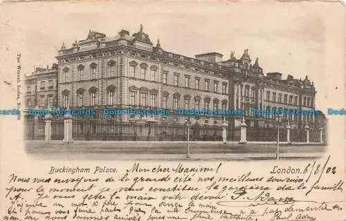 R668036 London. Buckingham Palace. Schraubenschlüsselserie. Nr. 590. 1902