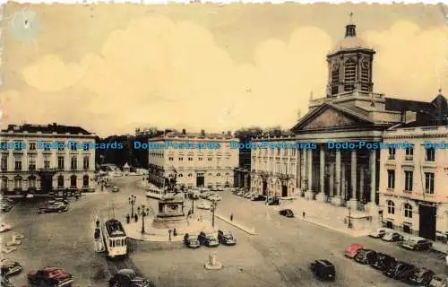 R671034 Bruxelles. La Place Royale l eglise St. Jacques