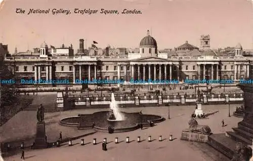 R668884 London. Trafalgar Square. Die Nationalgalerie. Serie B. und C. Savoy.