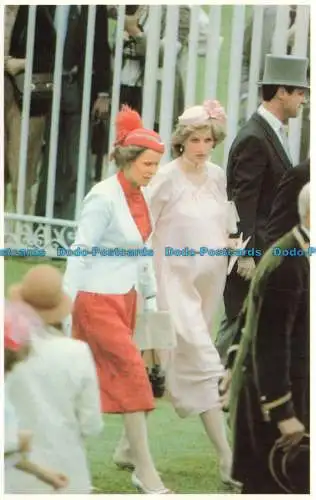 R670392 Prinzessin Diana bei Royal Ascot. Prescott Tonabnehmer. Sovereign Serie Nr. 45.