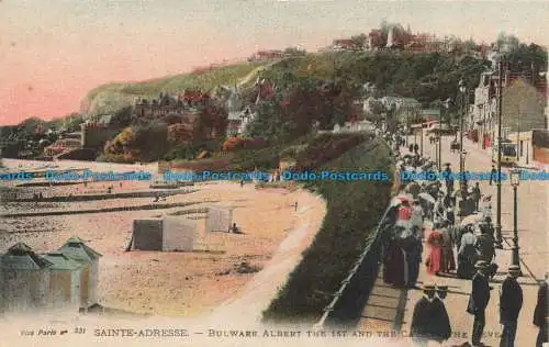 R671082 Sainte Adresse. Bollwerk Albert Der 1.St. und das Kap des Abends. Imp.