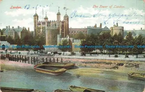 R668967 London. The Tower of London. 1906