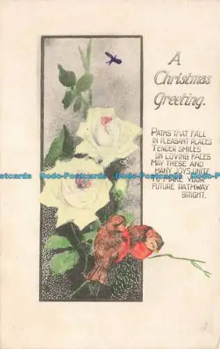 R670451 Ein Weihnachtsgruß. stecken. Buntstift. Nr. 7458