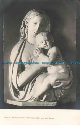 R670465 Firenze. Museo Nazionale. Madonna col Figlio. Luca della Robbia