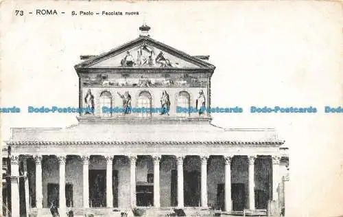 R671158 Roma. S. Paolo. Facciata Nuova. 1905