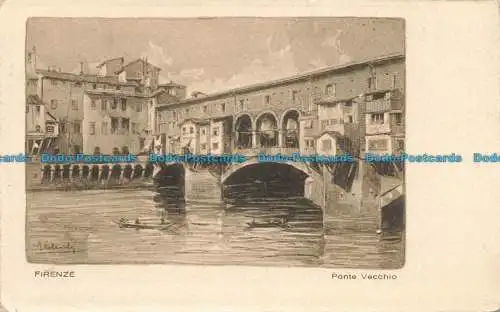 R671196 Firenze. Ponte Vecchio. U.M.F