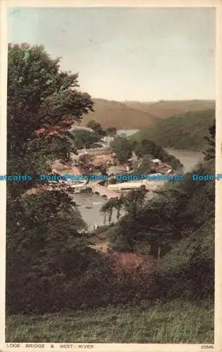 R669779 Looe Bridge und West River. Photochrom