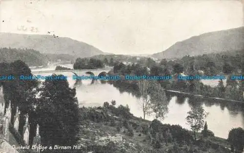 R671262 Dunkeld Bridge und Birnam Hill. Davidson Silver Tone Serie. D. und S.K