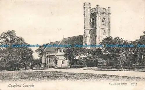 R671283 Lawford Church. Serie Valentine. 1906