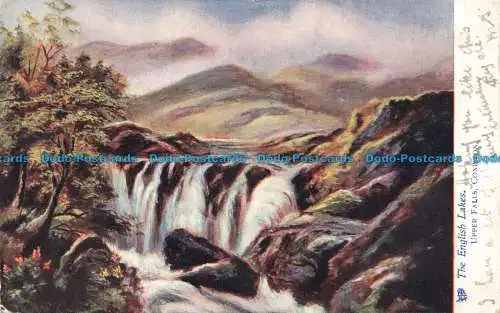 R671293 Coniston. Upper Falls. Die englischen Seen. stecken. Oilette. 1701. 1904