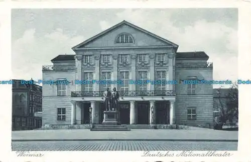 R671325 Weimar. Deutsches Nationaltheater. Albrecht Dürer Haus. Ernst Zunckel