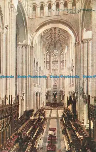 R670674 Norwich Cathedral. Chor E. The Photochrom. Celesque Serie