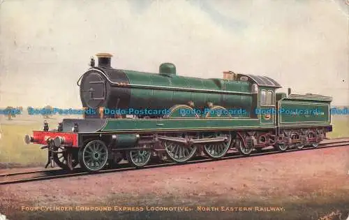 R671377 Vierzylinder-Verbund-Schnellzuglokomotive. North Eastern Railway. Die Lo