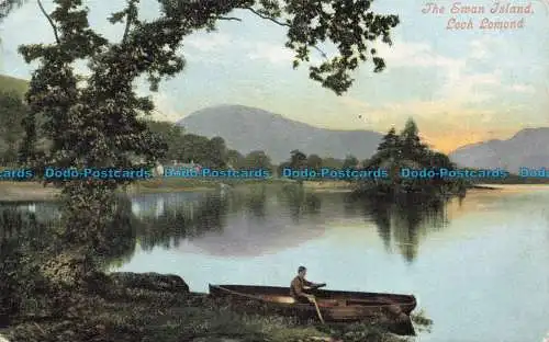 R671415 Loch Lomond. Die Schwaneninsel. Serie Valentine. 1905