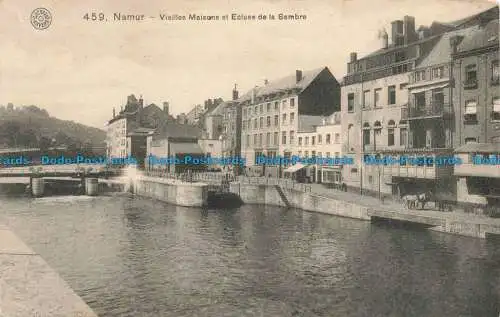 R671425 Namur. Vieilles Maisons et Ecluse de la Sambre. G. Hermans