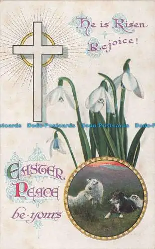 R670765 Easter Peace Be Yours. Valentine Serie