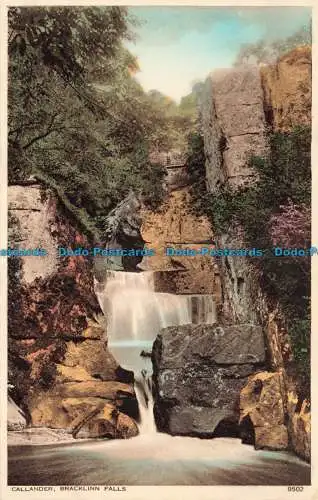 R670796 Callander. Bracklinn Falls. Photochrom