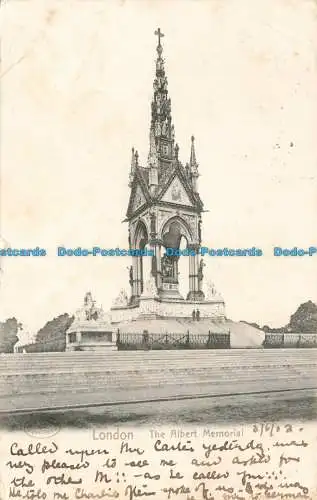 R671506 London. Das Albert-Denkmal. 1902