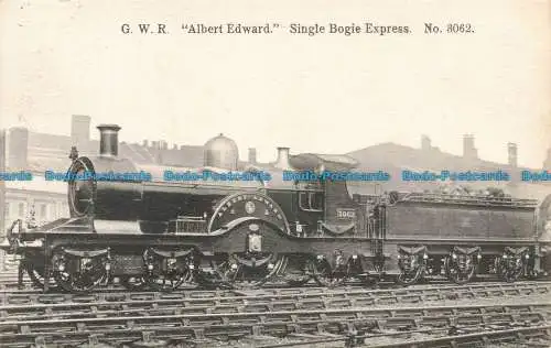 R671541 G.W.R. Albert Edward. Single Bogie Express. Nr. 8062. Lok Publi