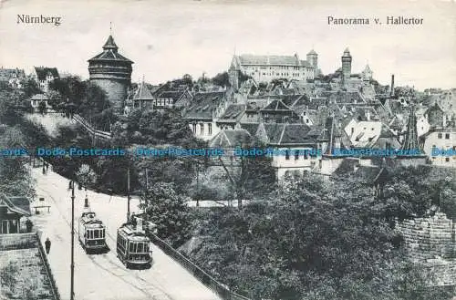 R671558 Nürnberg. Panorama v. Hallertor