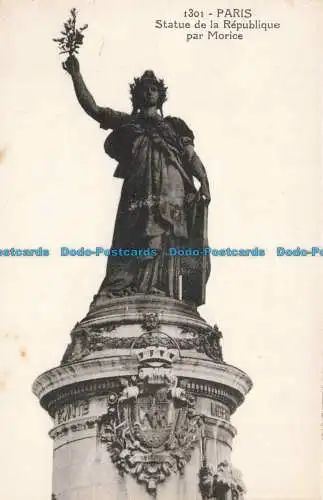 R670872 Paris. Statue de la Republique par Morice. Timinsky