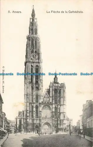 R670877 Anvers. La Fleche de la Cathedrale. G. Hermans