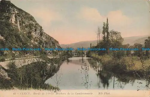 R671593 Clecy. Bords de l Orne. Rochers de la Cambronnerie. ND. Foto