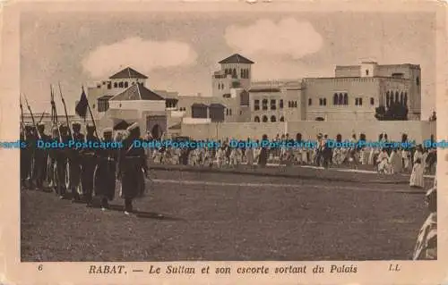 R671595 Rabat. Le Sultan et Son Escorte Sortant du Palais. LL. 6