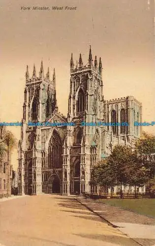 R670904 York Minster. Westfront