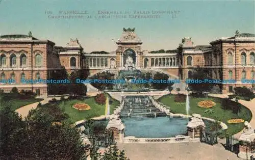 R671602 Marseille. Ensemble du Palais Longchamp. LL. 199