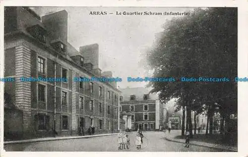 R671612 Arras. La Quartier Schram. Infanterie