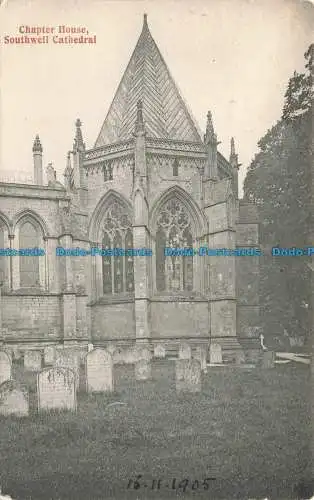 R670937 Southwell Cathedral. Kapitelsaal. G. W. W. 1905