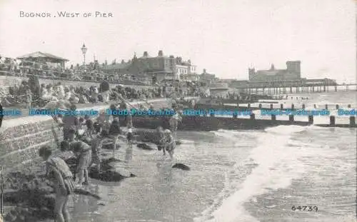 R671679 Bognor. Westlich von Pier. Das Photochrom. Serie Grano