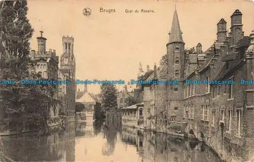 R671746 Brügge. Quai du Rosaire. Ern. Nels Thill. Serie. 12. Nr. 15